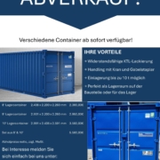Abverkauf Container